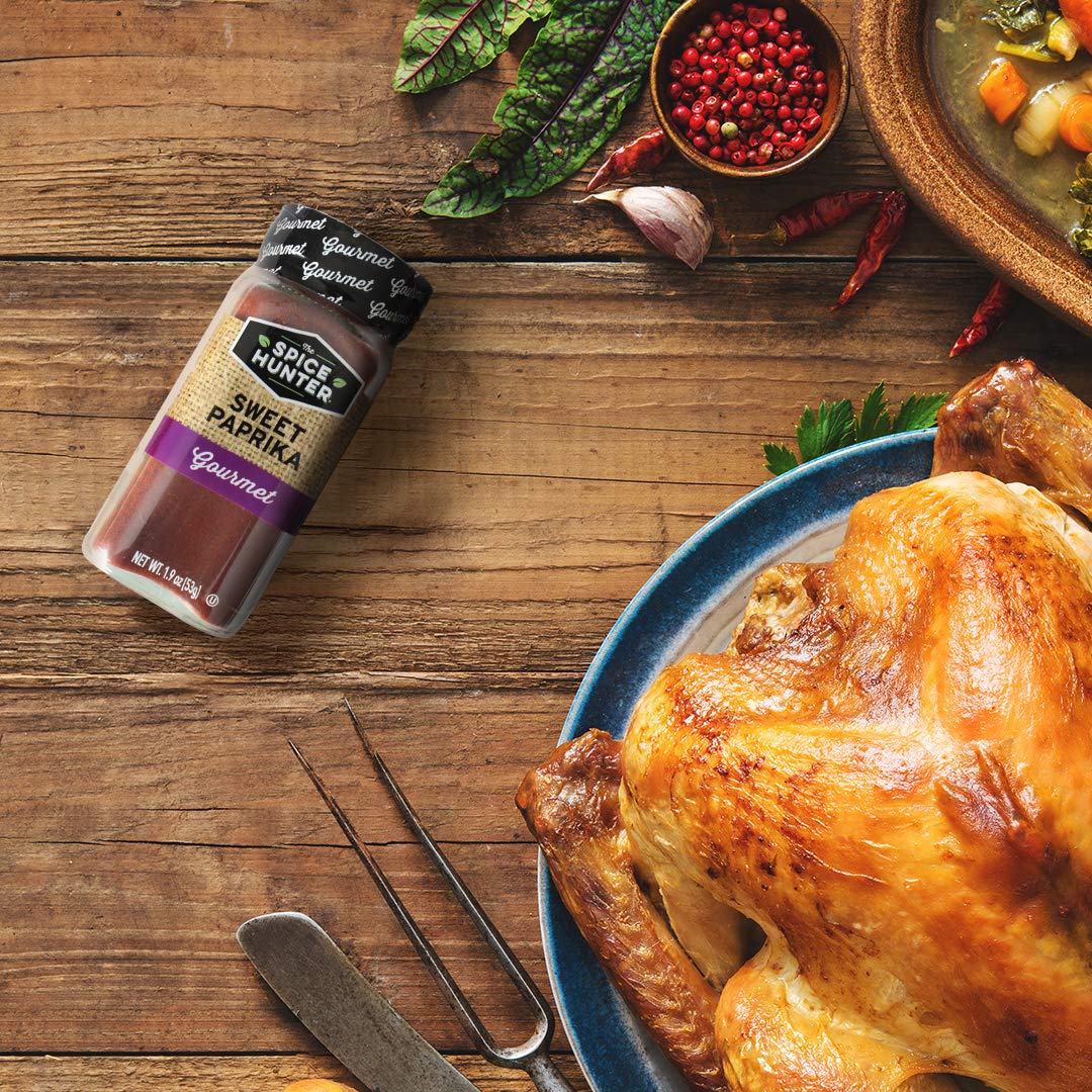 The Spice Hunter Paprika, Sweet, Ground, 1.9-Ounce Jar