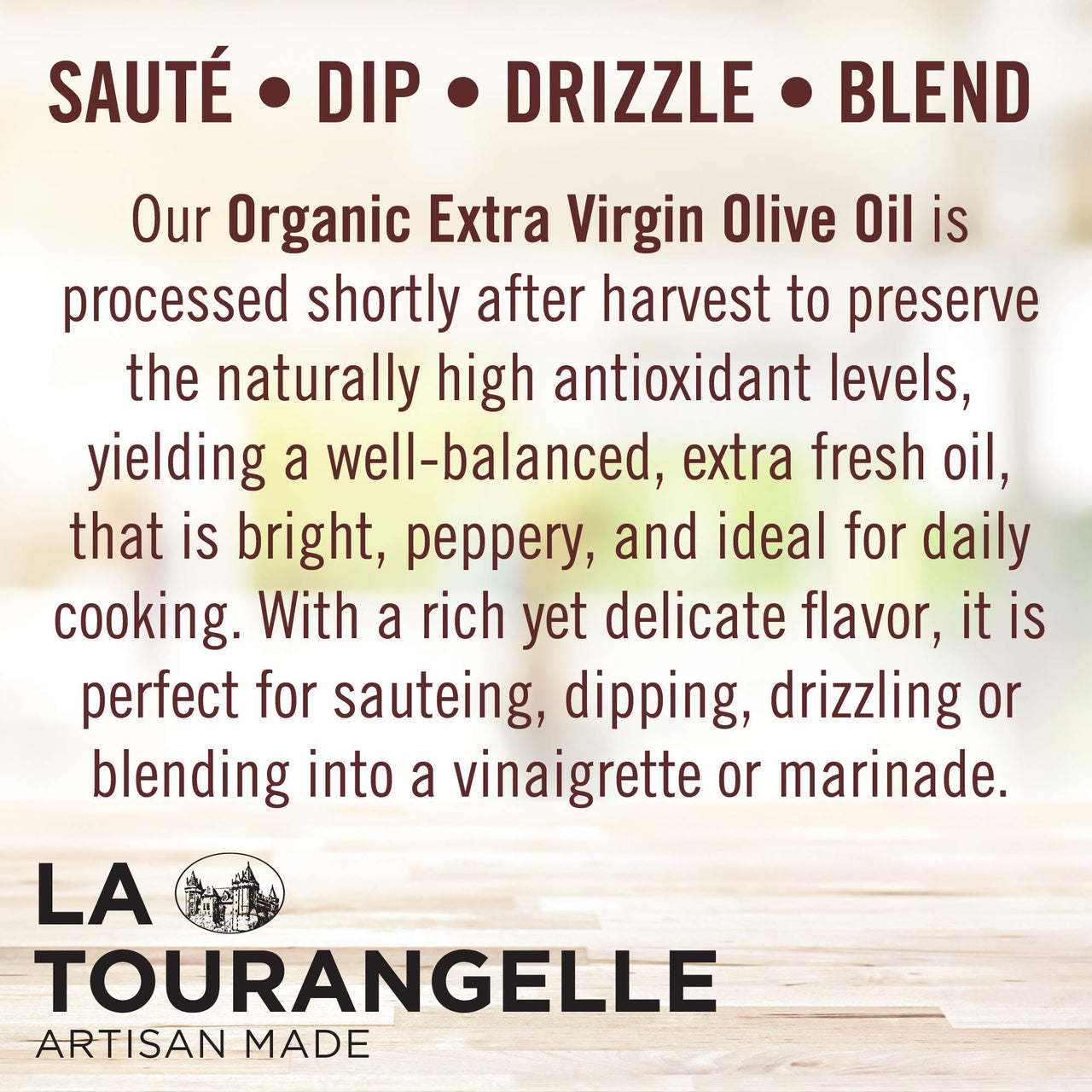 La Tourangelle Extra Virgin Olive Oil Spray, Cold-Pressed Extra Virgin, All-Natural, Artisanal, Great for Cooking, Sauteing, Grilling, and Dressing, Cooking Spray Oil, 5 fl oz