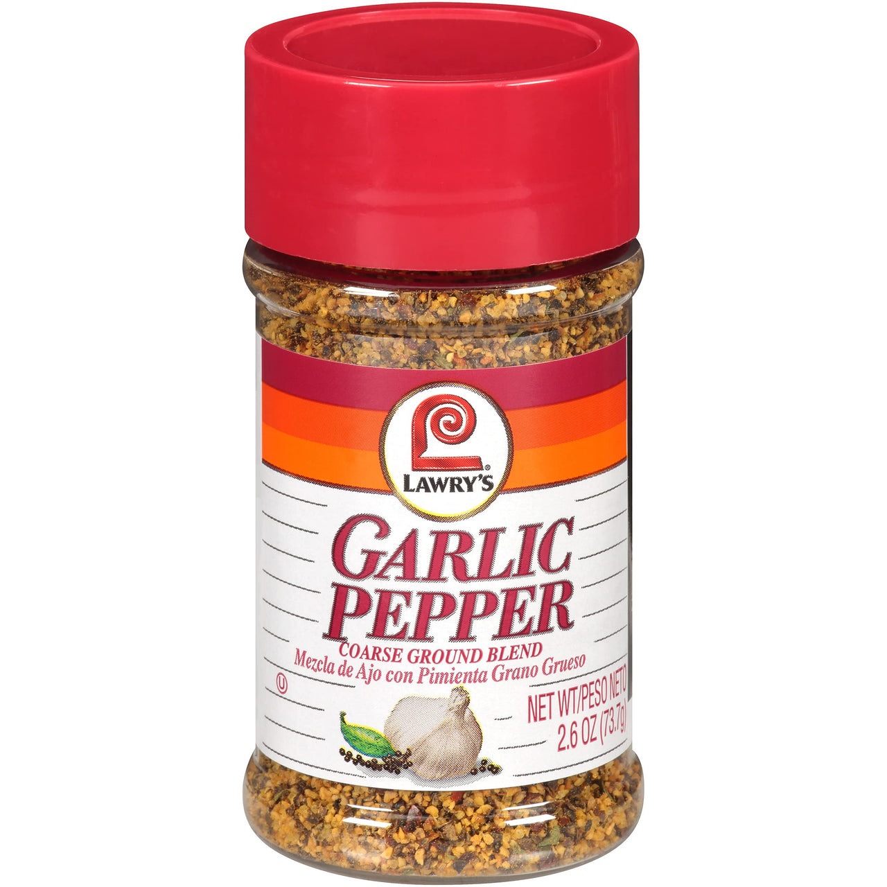 Lawry's  Garlic Pepper Coarse Ground Blend, 2.6 oz