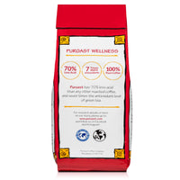 Puroast Low Acid Coffee Ground Half Caff French Roast, Dark Roast, Certified Low Acid Coffee, pH 5.5+, Gut Health, 12 oz., Higher Antioxidant, Smooth for Espresso, Iced Coffee