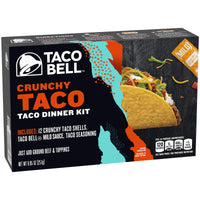 Taco Bell Crunchy Taco Dinner Kit (12 Count per Box)