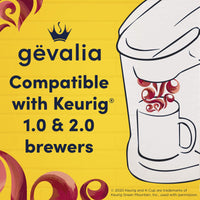 Gevalia Frothy 2-Step Cappuccino Espresso K?Cup Coffee Pods & Froth Packets Kit (6 ct Box) (Pack of 2)