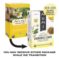 Numi Organic Tea Chamomile Lemon, 18 Count (Pack of 3)