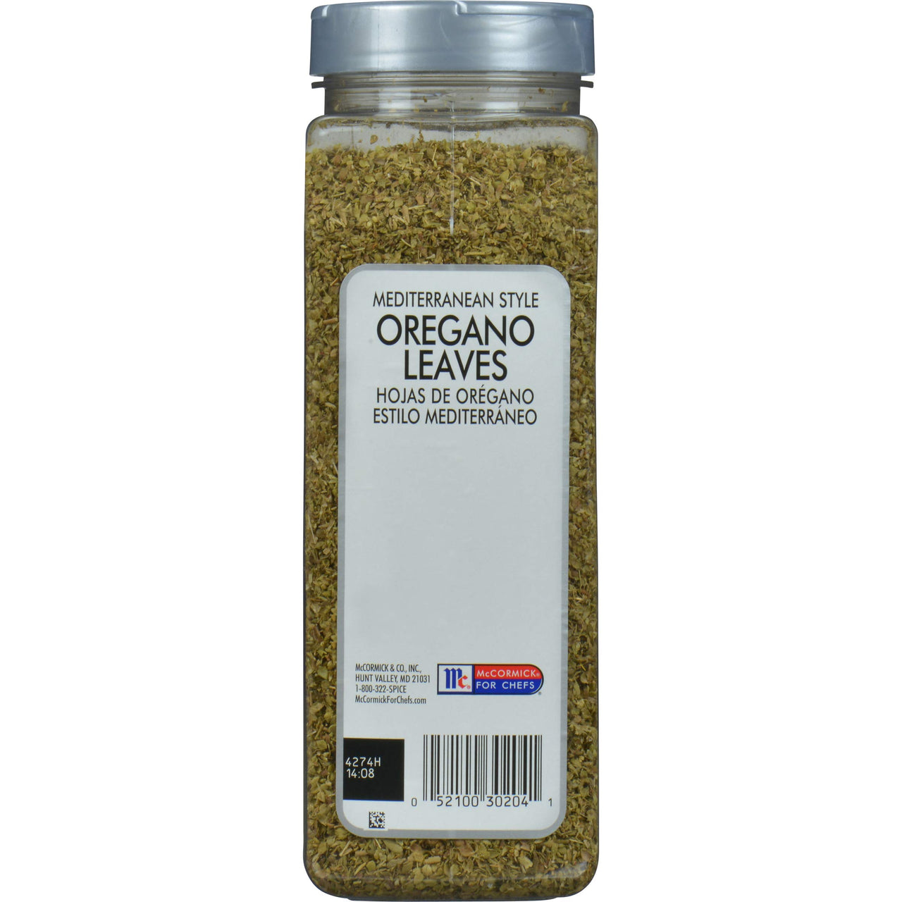 McCormick Culinary Mediterranean Style Oregano Leaves, 5 oz - One 5 Ounce Container of Dried Oregano Leaves, Best on Pizza, Soup, Greek Salads, Grilled Chicken and More