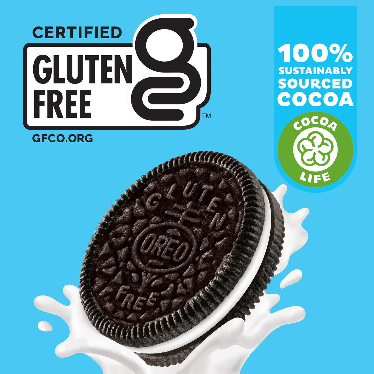 OREO Gluten Free Chocolate Sandwich Cookies, 13.29 oz