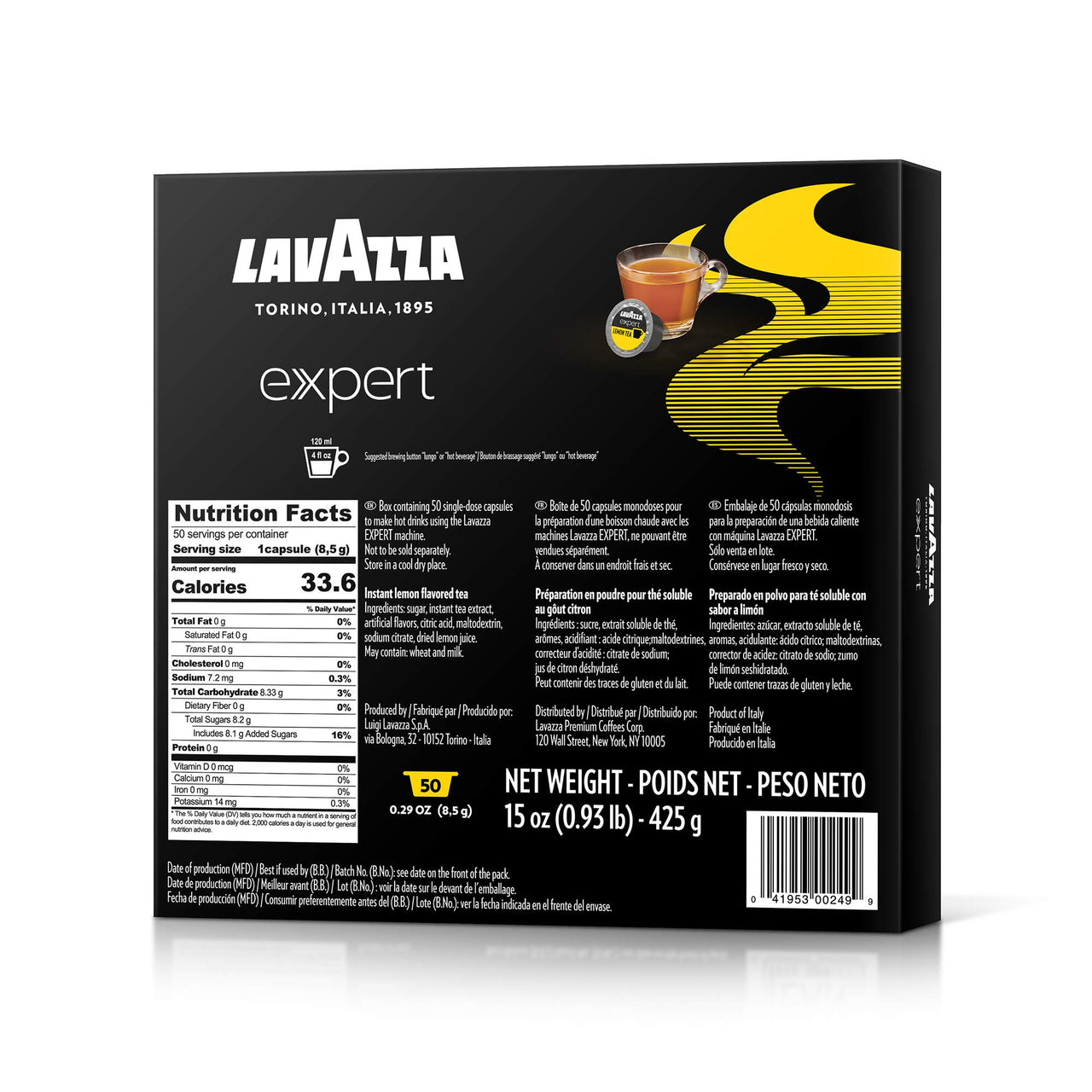 Lavazza Premium Coffee Corp Lavazza Expert Capsules - 50-ct, 50Count ,Value Pack, Blended and roasted in Italy, Well-rounded with Citrus notes