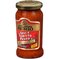 Filippo Berio Pesto, Spicy Tomato, 6.7 Ounce Glass Jar
