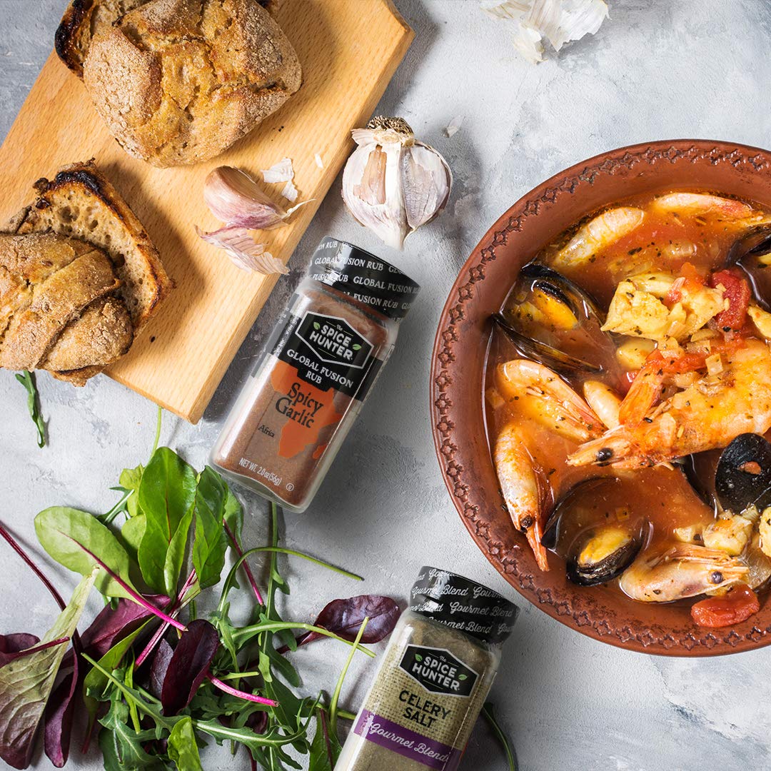 The Spice Hunter Global Fusion Rub Spicy Garlic 2 Ounce