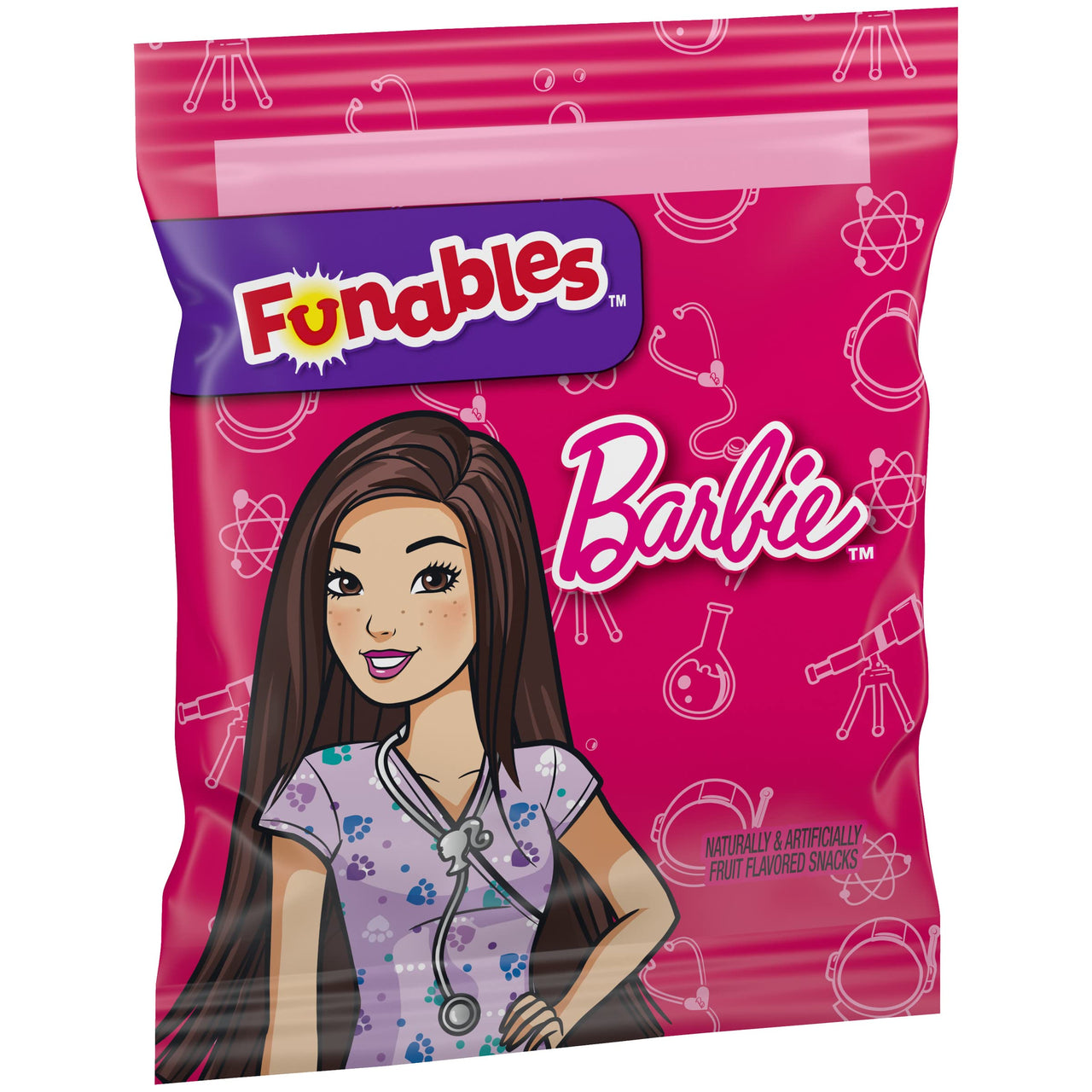 Funables Fruit Snacks, Barbie, 10 Count