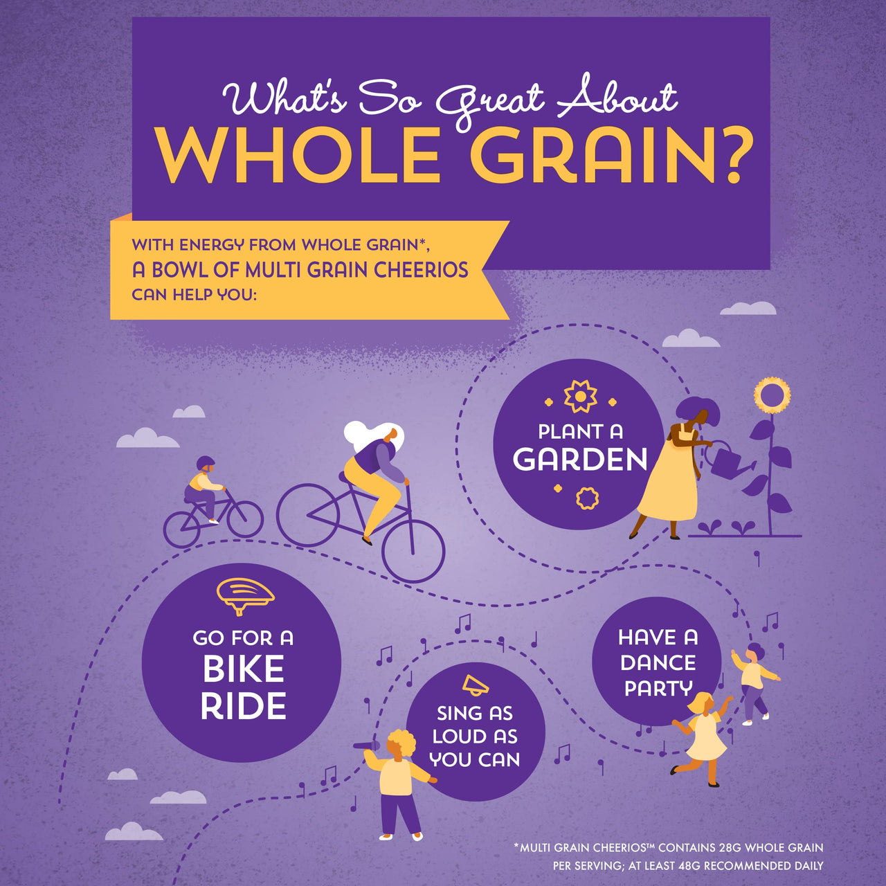 Multi Grain Cheerios, Breakfast Cereal, Gluten Free, Whole Grain Oats, 12 oz