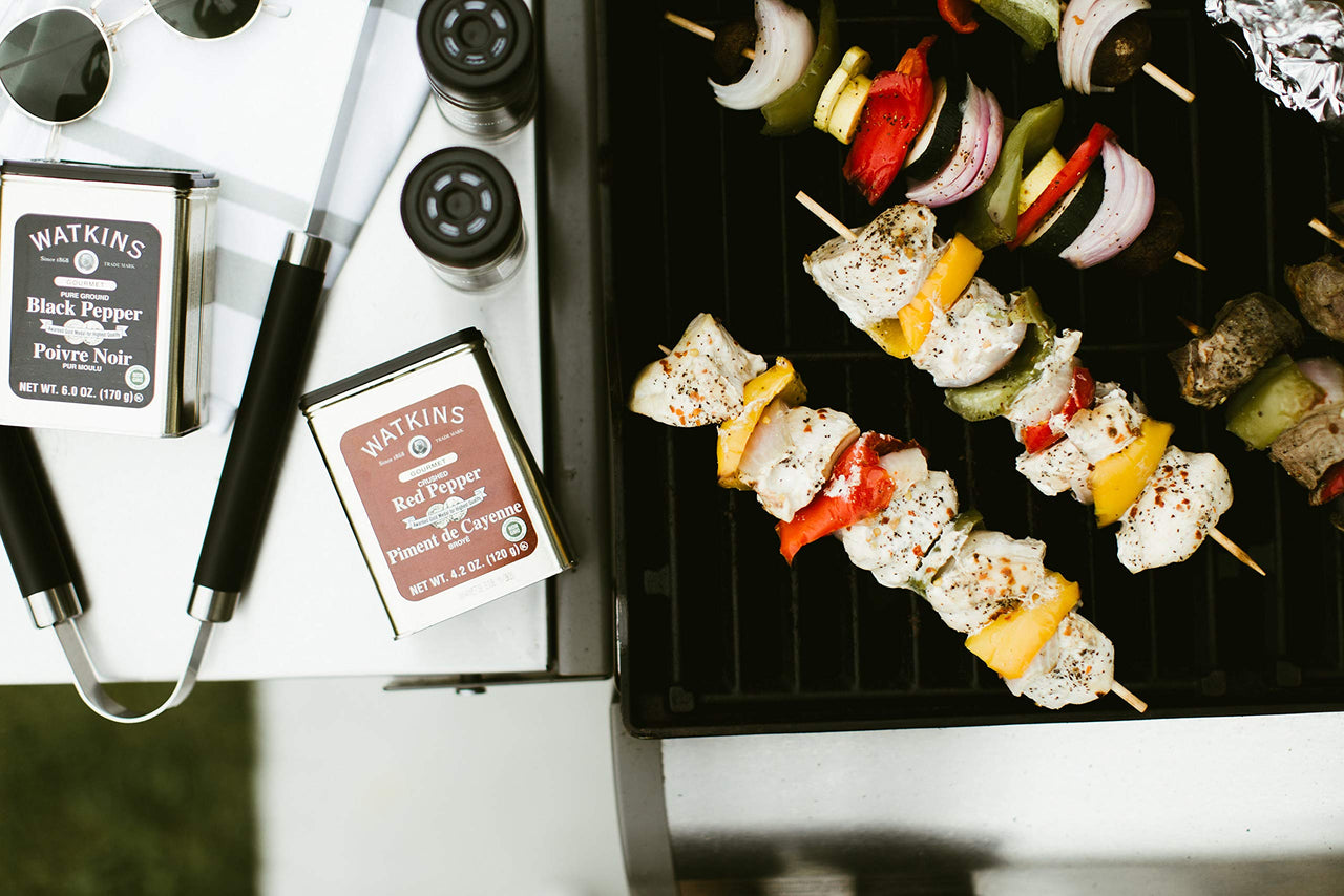 Watkins Gourmet Spice Tin, Pure Ground Black Pepper, 6 oz. Tin, 1-Pack