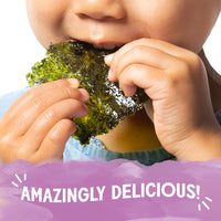 gimMe - Teriyaki - 6 Count - Organic Roasted Seaweed SheetsKeto, Vegan, Gluten Free - Great Source of Iodine & Omega 3s - Healthy On-The-Go Snack for Kids Adults