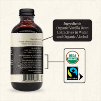 Rodelle Fair Trade Organic Pure Vanilla Extract, 4 Fl Oz