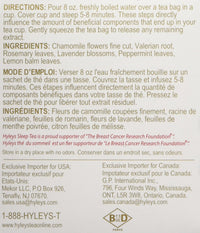 HYLEYS Tea Sleep Mint Herbal Tea - 25 Tea Bags (Caffeine Free, Gmo Free, Gluten Free, Dairy Free, Sugar Free & 100% Natural, Decaf)