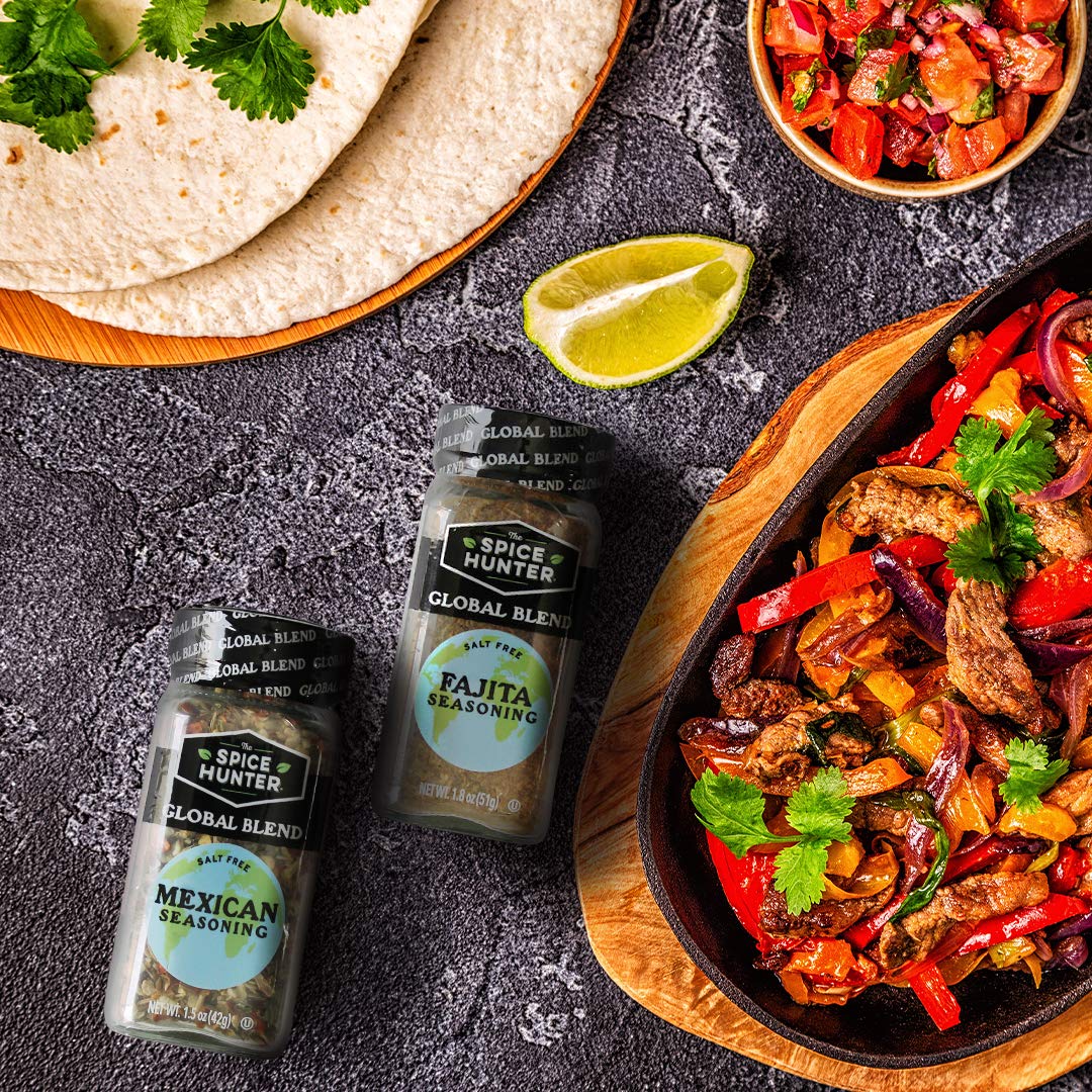 The Spice Hunter Mexican Seasoning Blend, Salt Free, 1.5-Ounce Jar