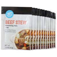 Happy Belly Beef Stew Seasoning Mix, 1.5 Oz (Pack of 12)