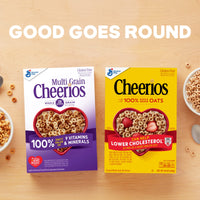 Multi Grain Cheerios, Breakfast Cereal, Gluten Free, Whole Grain Oats, 12 oz