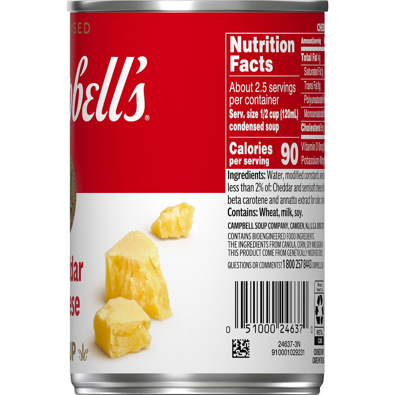 Campbell's  Condensed Cheddar Cheese Soup, 10.5 Ounce Can