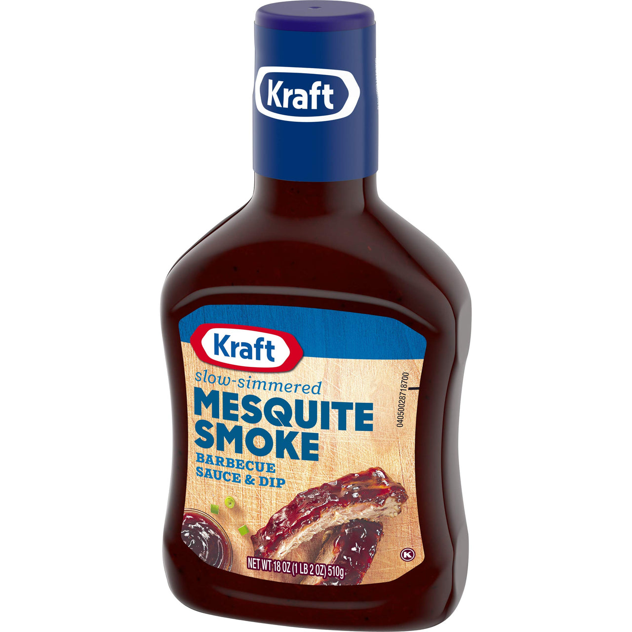 Kraft Mesquite Smoke Slow-Simmered BBQ Barbecue Sauce (18 oz Bottle)