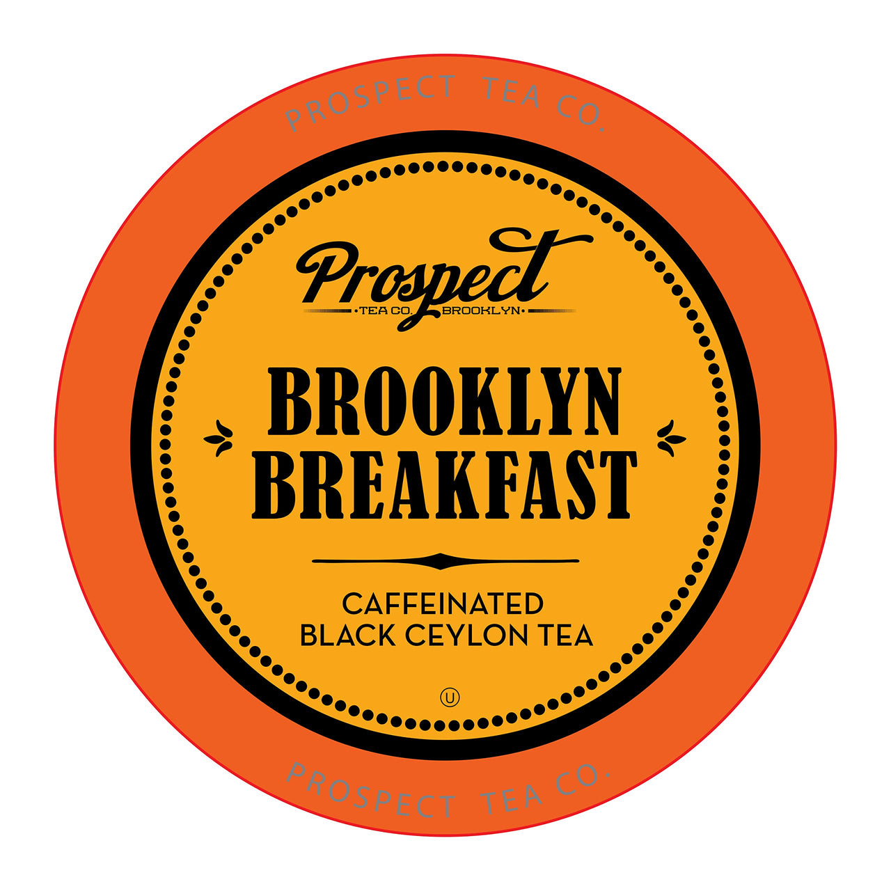 Prospect Tea Black Ceylon Tea Pods Compatible with K Cup Brewers Including 2.0, Brooklynbreakfast, 40 count