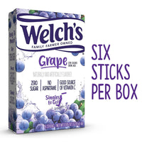 Welch's  Singles To Go Water Drink Mix - Powder Sticks, 12 Boxes with 6 Packets Each - 72 Total Servings, Grape, 0.45 Ounce (Pack of 12)