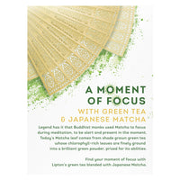 Lipton Magnificent Matcha Green Tea Bags, Ginger 15 ct ( Pack Of 4 )
