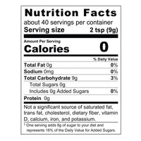Wholesome Sweeteners Allulose Zero Calorie Granulated Sweetener, No Glycemic Impact, Non GMO, Gluten Free & Vegan, 12 oz (Pack of 1)