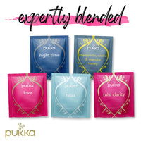 Pukka Organic Tea Bags Gift Set, Relax Selection Box Herbal Tea, 45 Tea Bags