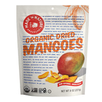 Made in Nature Organic Dried Mangoes, 8 Ounce (Pack of 1) - Non-GMO Vegan Dried Fruit Snack