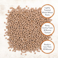 Roland Foods Roasted Garlic Whole Wheat Israeli Couscous, Sourced in the USA, 6.3-Ounce Pouch