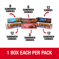 Little Debbie Cookie Variety Pack, 2 Boxes Of Oatmeal Creme Pies, 1 Box Of Fudge Rounds, 1 Box Of Chocolate Chip Creme Pies, 1 Box Of Star Crunch, 1 Box Of Jelly Creme Pies, 6 Piece Assortment