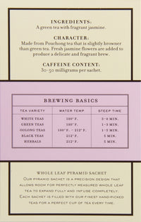 Harney & Sons Dragon Pearl Green Tea Sachets, Jasmine, 1.7 Oz