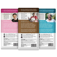 K'UL Chocolate Bars | 3 Pack Pure Dark Chocolate + Himalayan Sea Salt + Toasted Coconut Dark Chocolate | Organic, Vegan Chocolate, Gluten Free, Soy Free, Non-GMO, Bean-to-Bar, Fair Trade Dark Chocolate