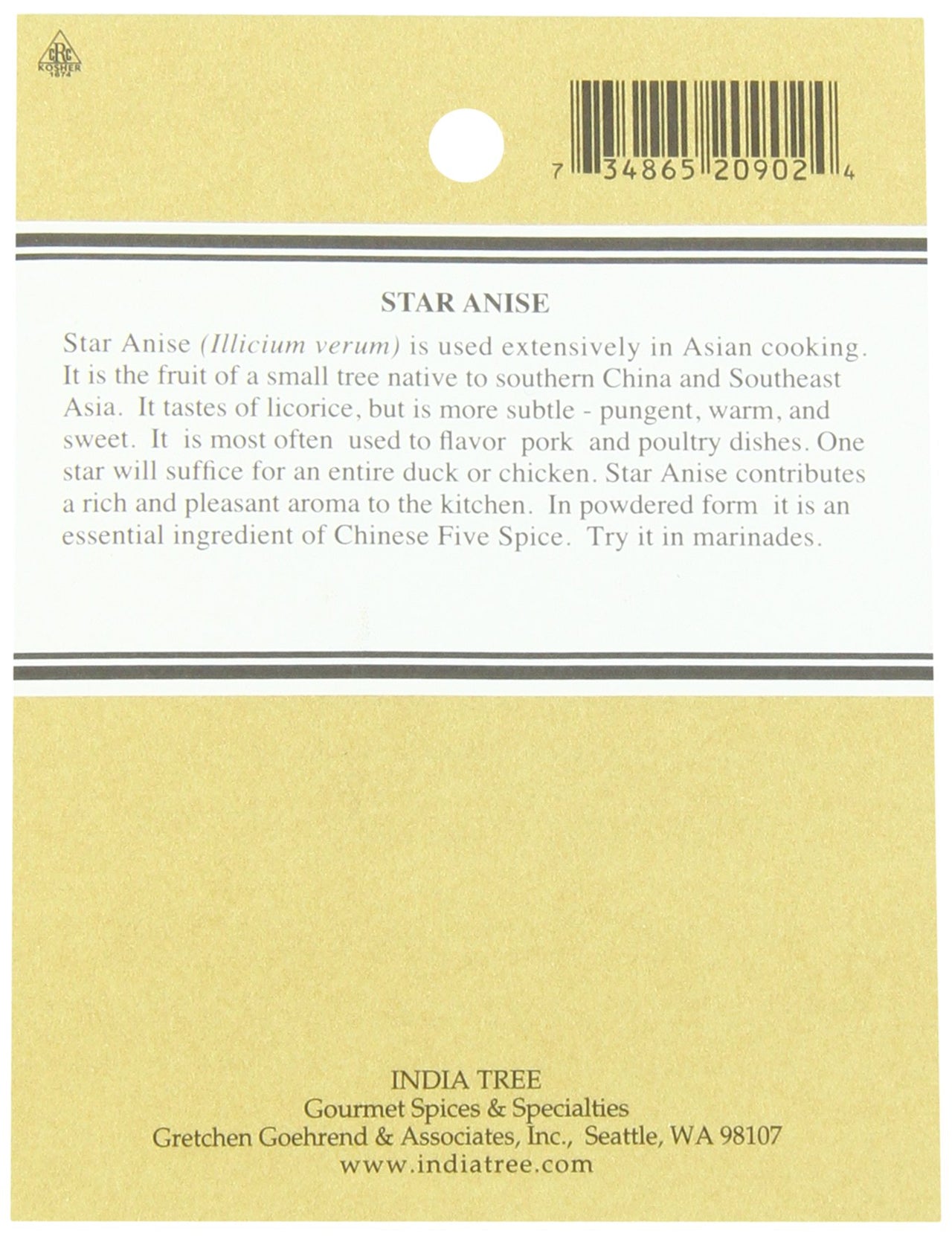 India Tree Anise Star, 0.5 Ounce