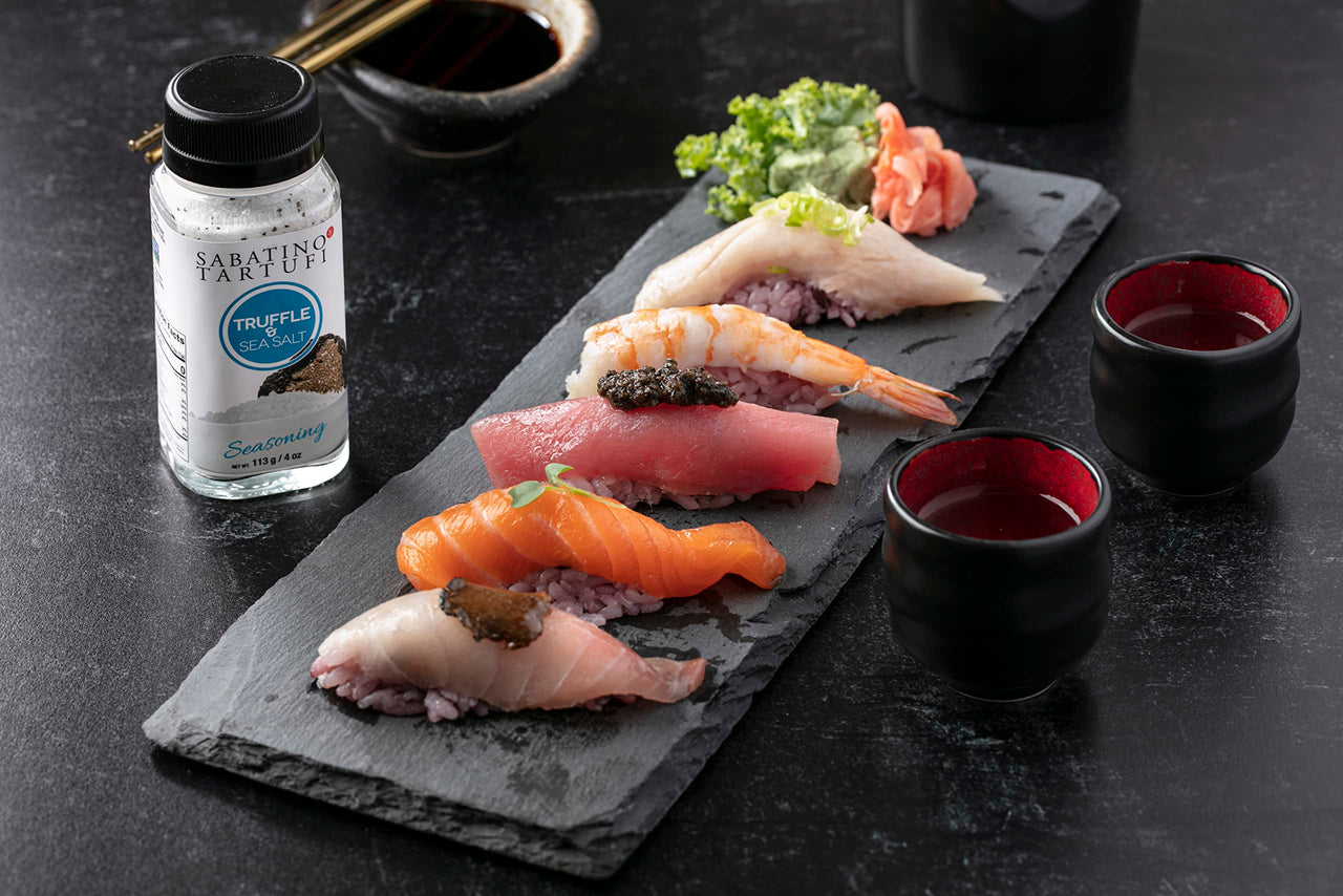 Sabatino Tartufi Truffle Salt Shaker, All Natural Gourmet Truffle Salt Seasoning, Sicilian Sea Salt,Kosher, Non-Gmo Project Verified, 4 oz