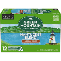 Green Mountain Coffee Roasters Nantucket Blend Keurig Single-Serve K-Cup Pods, Medium Roast Coffee, 12 Count