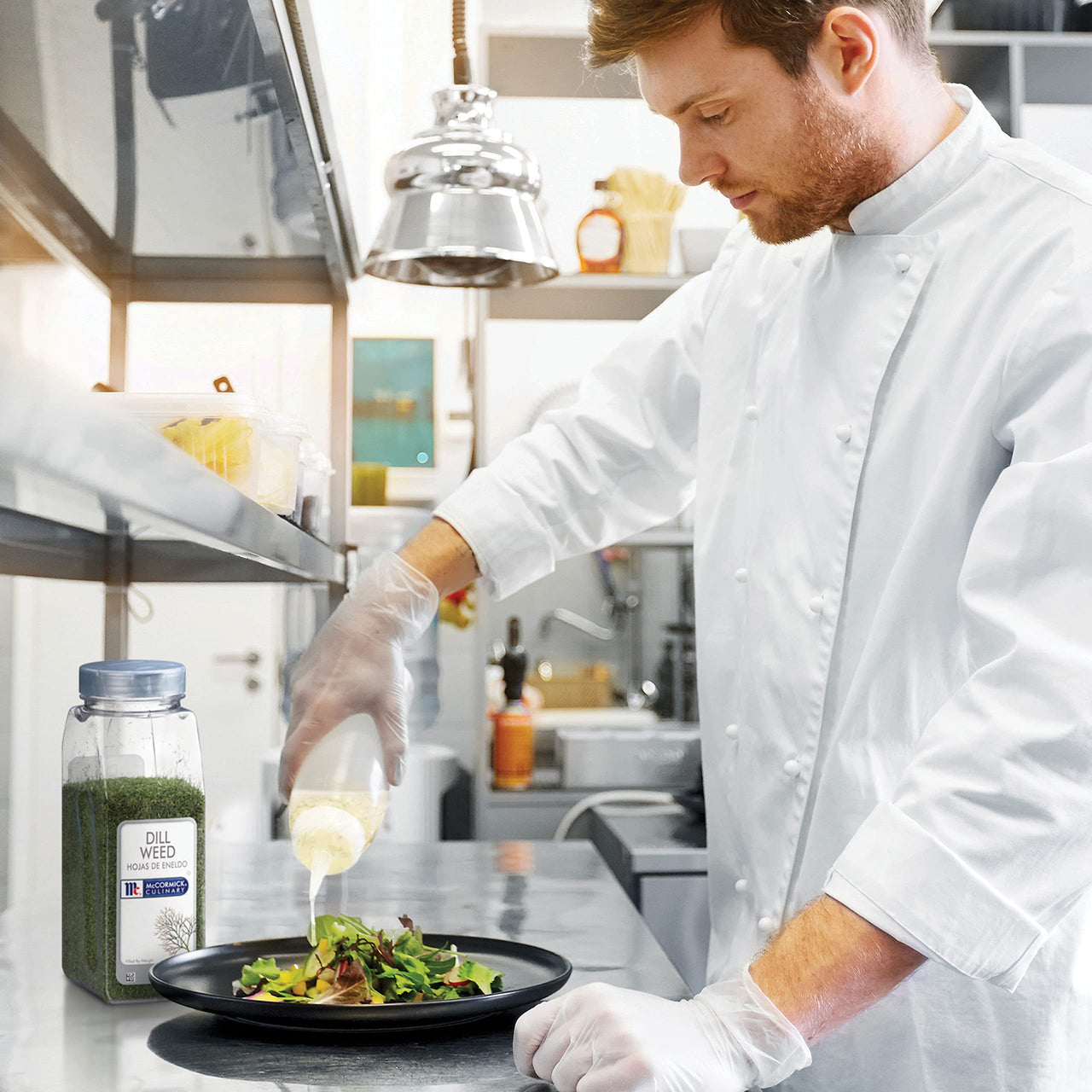 McCormick Culinary Dill Weed, 5 oz - One 5 Ounce Container of Dried Dill Weed Seasoning For Back of House Use, Best in Stuffings, Dips, Soups, Seafood and More