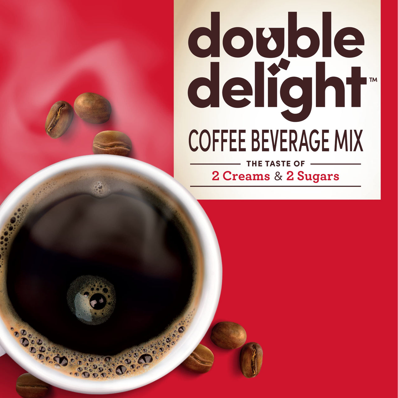 Tim Hortons Double Delight Coffee, Single-Serve K-Cup Pods Compatible with Keurig Brewers, 10ct K-Cups