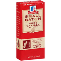 McCormick Small Batch Pure Vanilla Extract, 2 fl oz