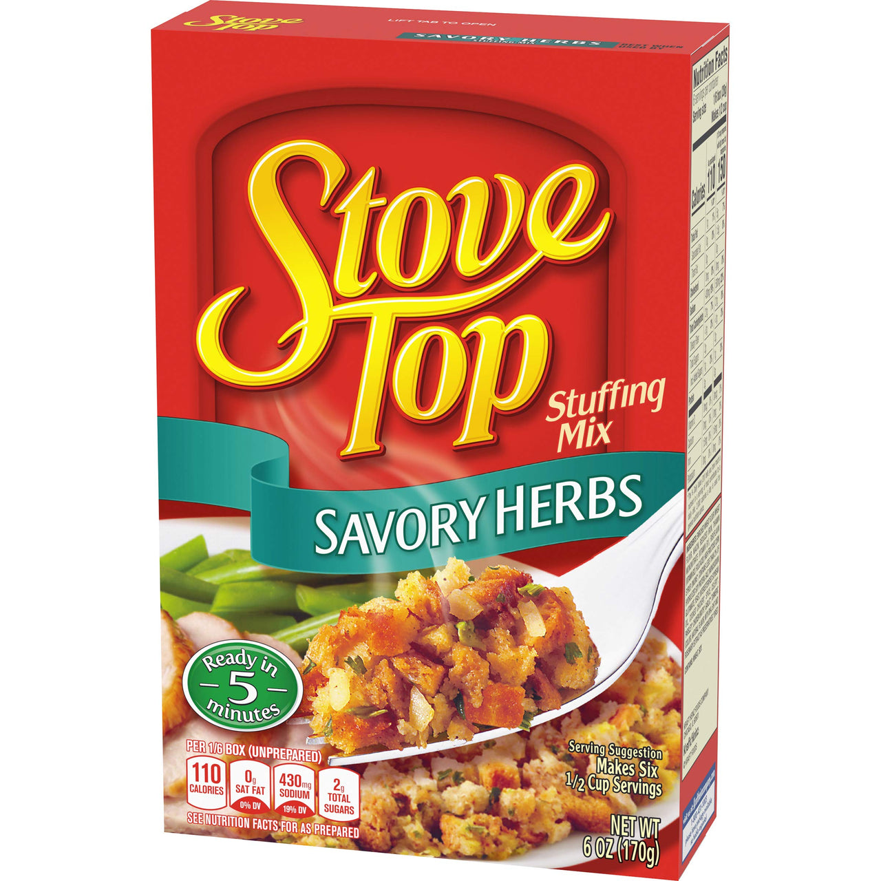 Stove Top Savory Herb Stuffing Mix (6 oz Box)
