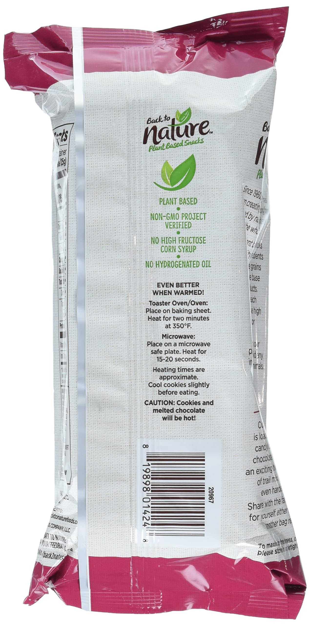 Back To Nature Non-Gmo Trail Mix Cookies, Loaded, 7 Ounce