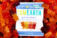YumEarth Gluten Free Gummy Bears, Assorted Flavors, 99 grams, 5 Snack Packs Per Bag