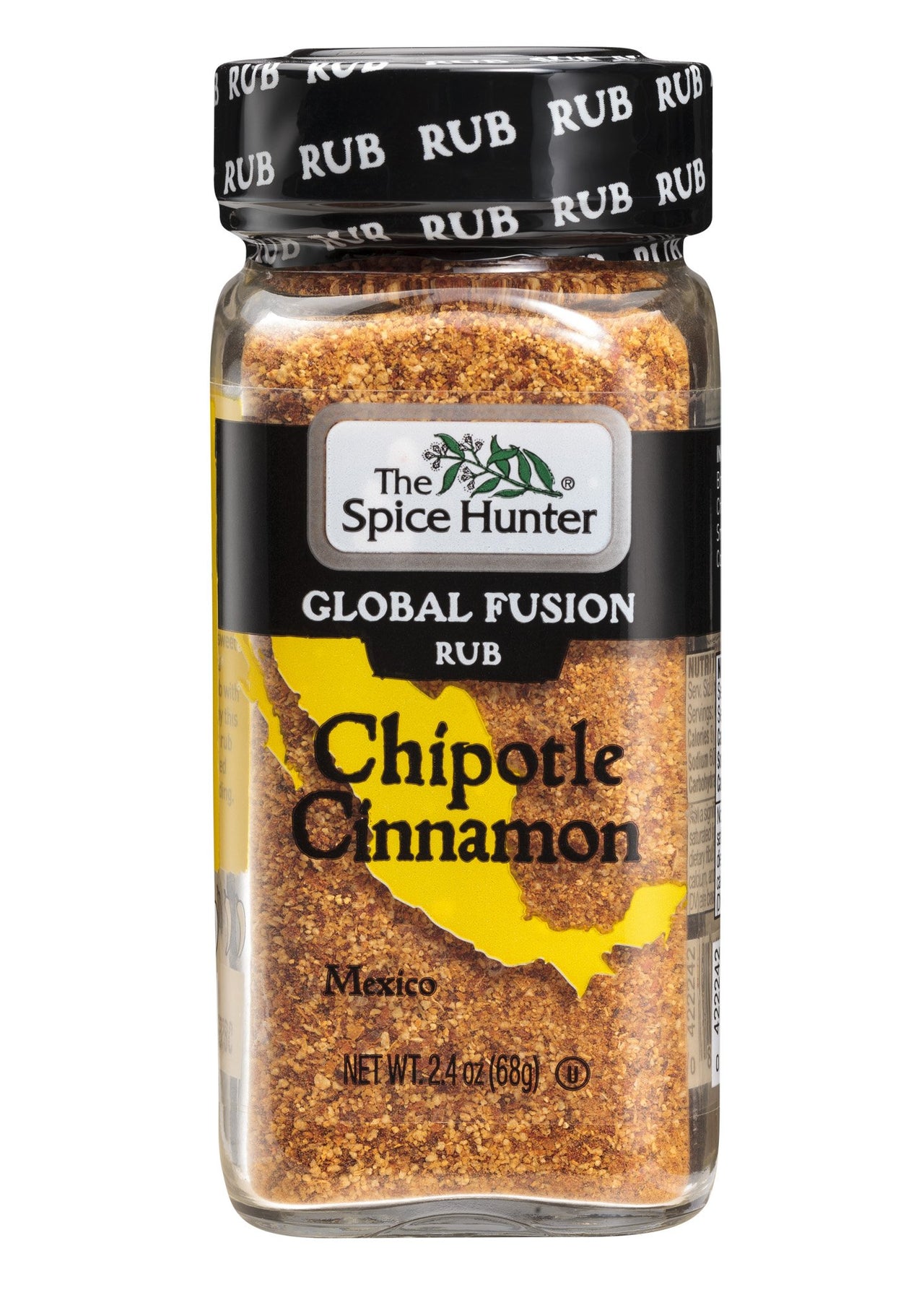 The Spice Hunter Global Fusion Rub, Chipotle Cinnamon, 2.4 Ounce