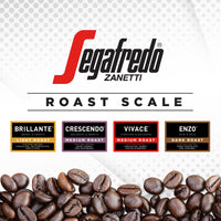 Segafredo Zanetti Ground Coffee, Enzo Dark Roast, Made with Arabica, Vivacious and Balanced Flavor