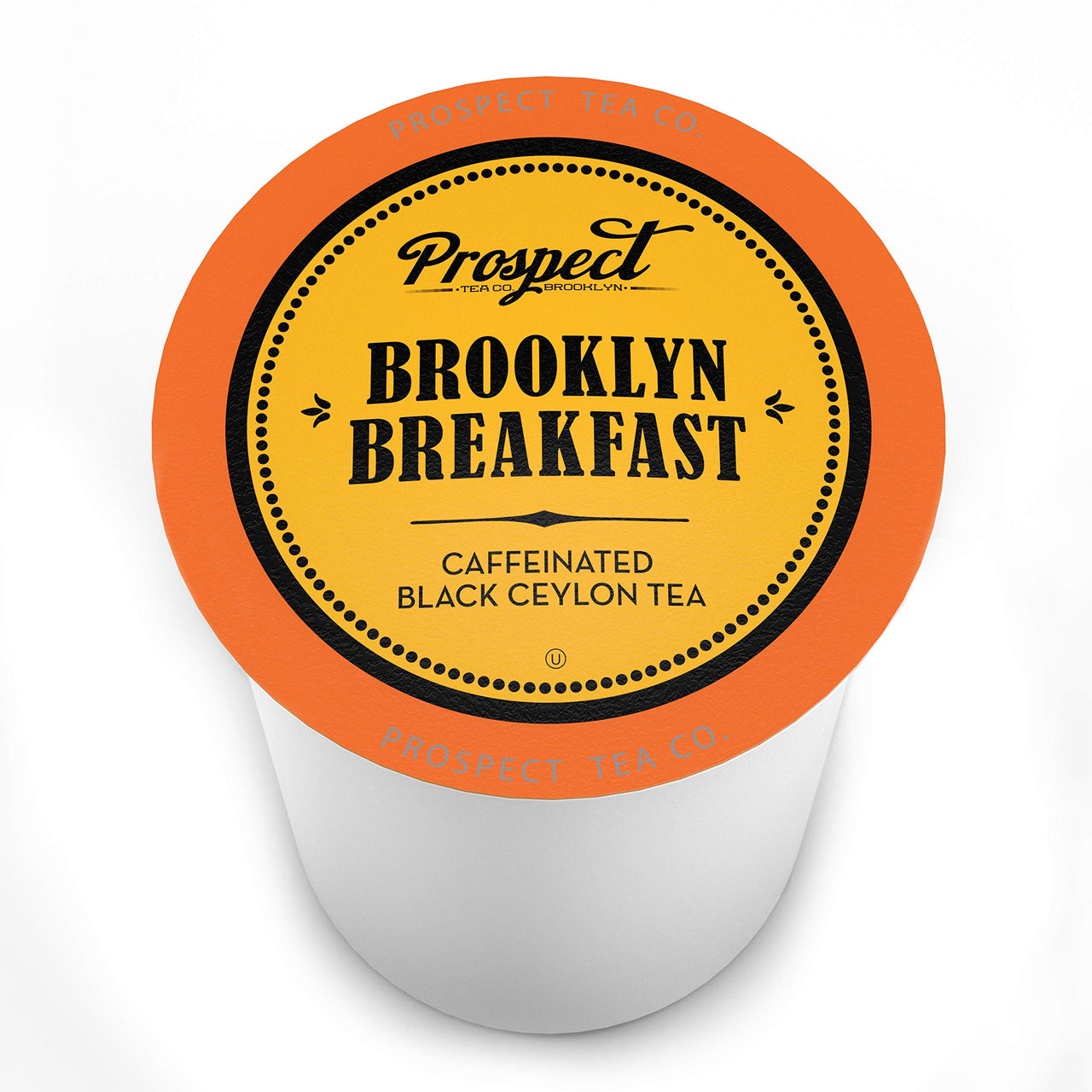 Prospect Tea Black Ceylon Tea Pods Compatible with K Cup Brewers Including 2.0, Brooklynbreakfast, 40 count