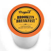 Prospect Tea Black Ceylon Tea Pods Compatible with K Cup Brewers Including 2.0, Brooklynbreakfast, 40 count