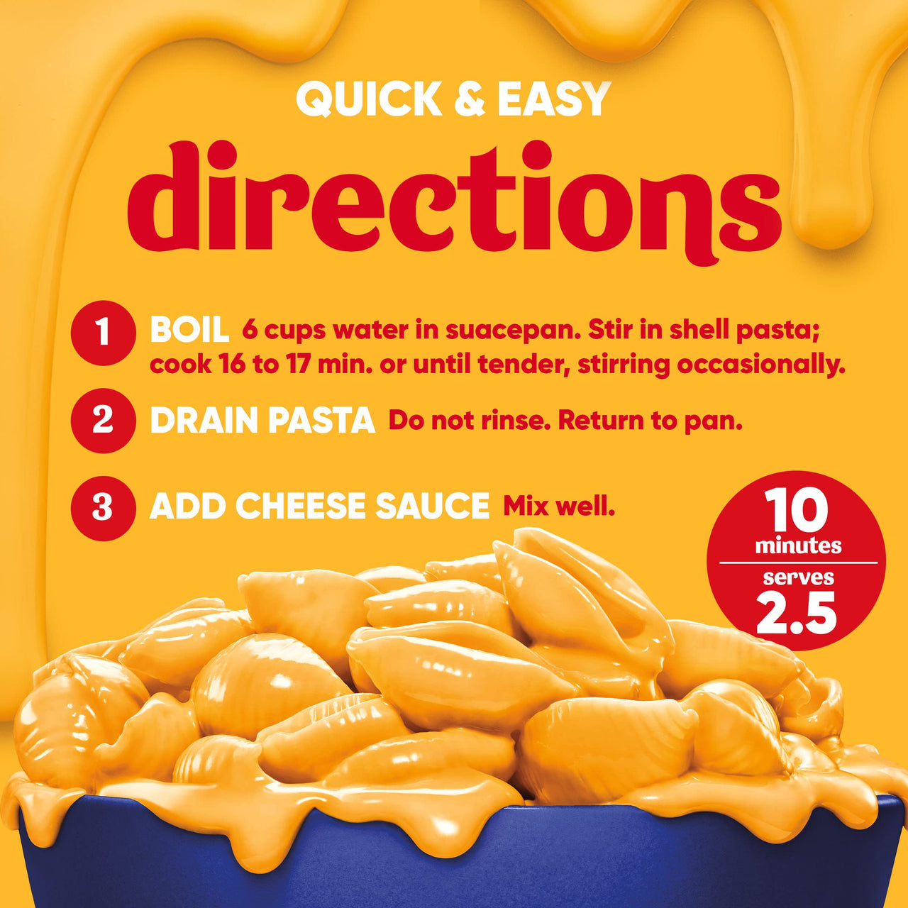 Velveeta Shells & Cheese Jumbo Original, 10.1 Ounce