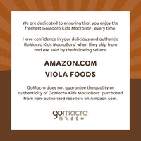 GoMacro Kids MacroBar Organic Vegan Snack Bars - Double Chocolate Brownie (0.90 Ounce Bars, 7 Count)
