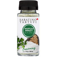 Sabatino Truffle & Parsley Sea Salt Seasoning, Truffle Parsley Salt, 3.53 Ounce
