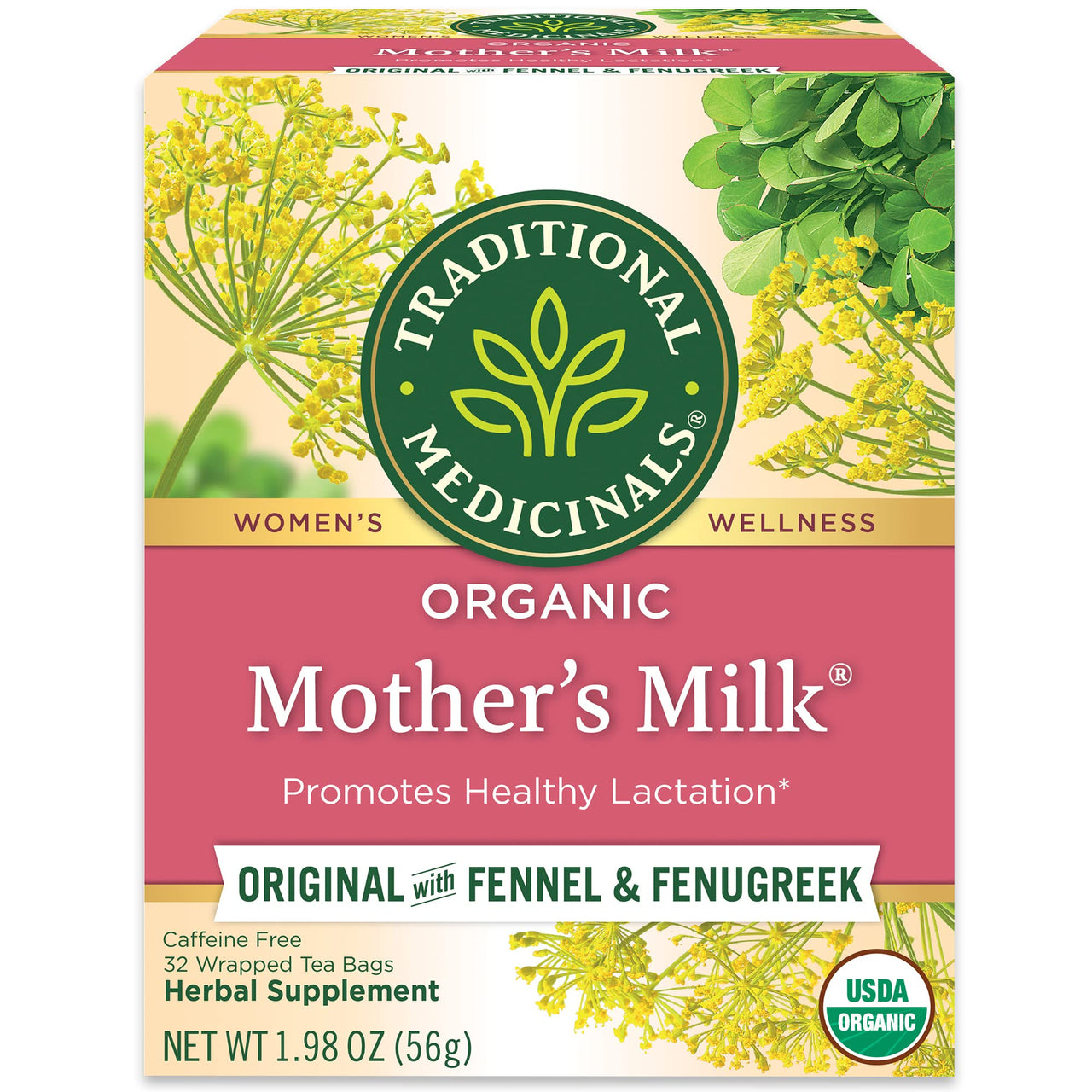 Traditional Medicinals Organic Mother's  Milk Women's  Tea 32ct(pack of 1)